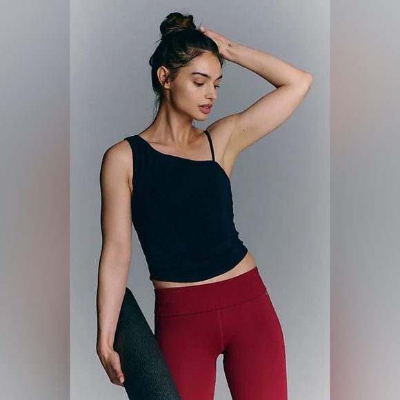 *NWOT* Free People Cinched In Cami - Black - Picture 1 of 5